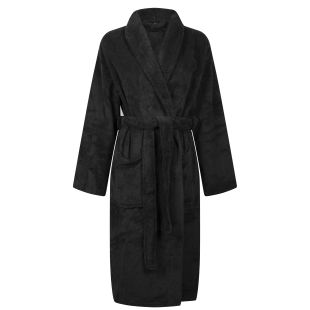 Livello Fleece Badjas Calvin Black