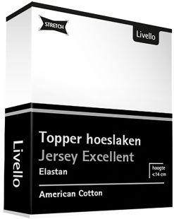 Livello Hoeslaken Topper Jersey Excellent White 250 gr