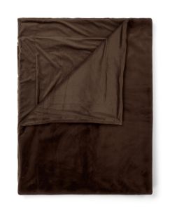 Essenza Plaid Furry Chocolate 150 x 200