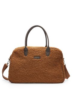 Essenza Weekendtas Pebbles Teddy Leather Brown