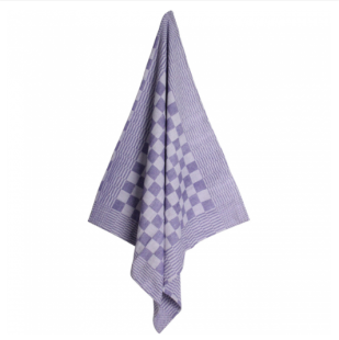 Theedoek Horeca Pompdoek Marine/Purple